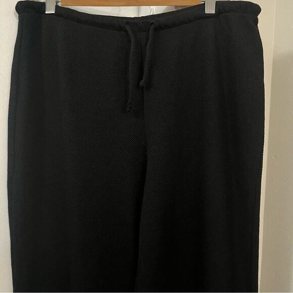 Zara Black Drawstring  Pants Size Large - Picture 2 of 4